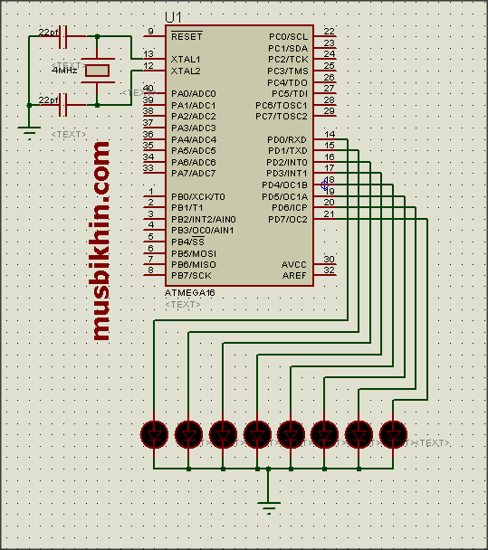 Led flasher light emitting diode